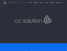 Tablet Screenshot of ccsolution.no